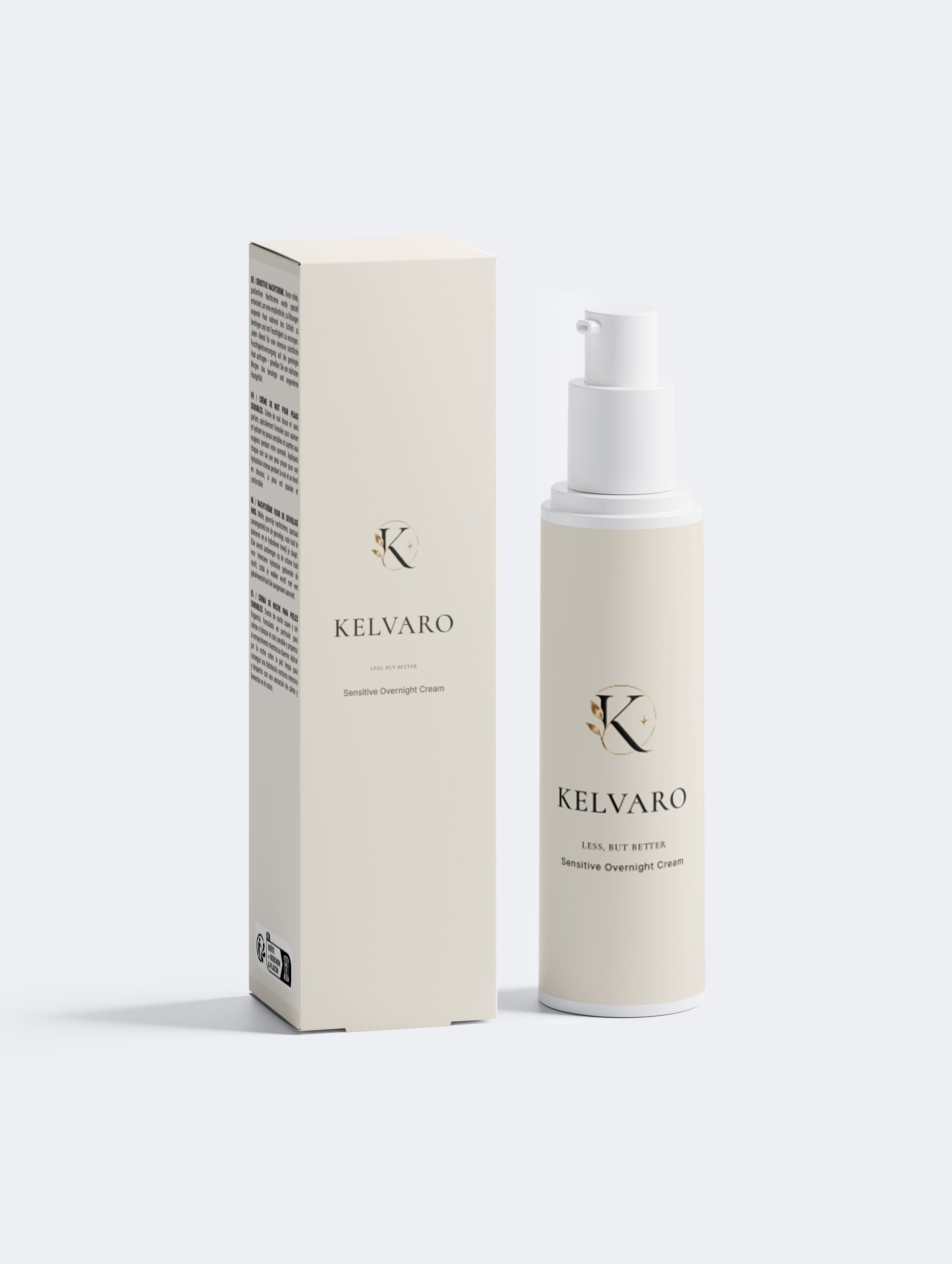Kelvaro Lugnande Nattkräm doftfri, 50 ml, med förpackning