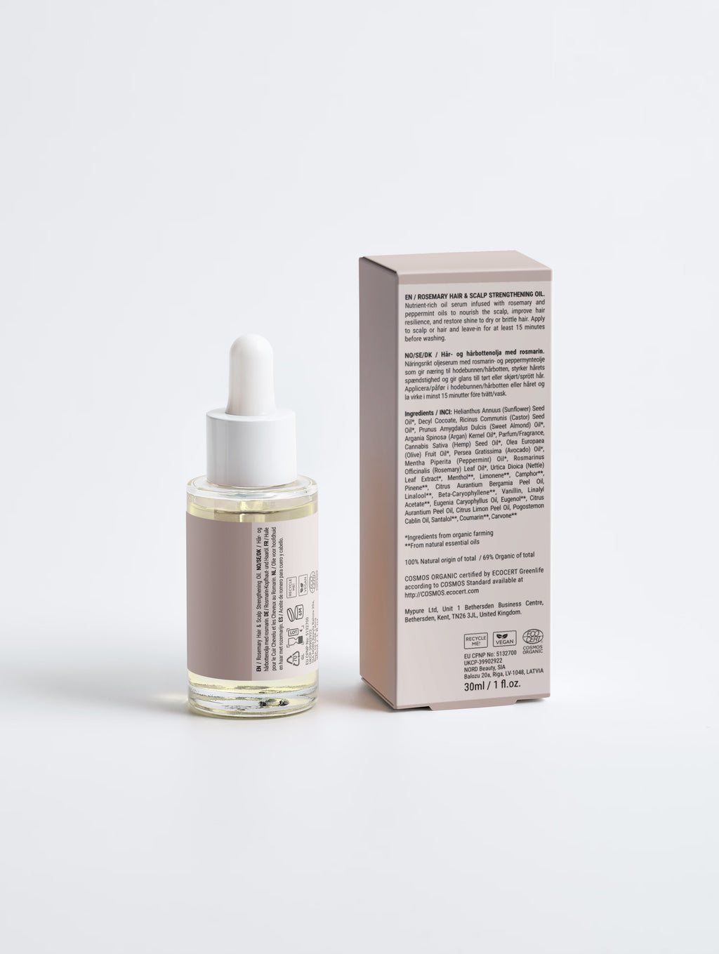 Stärkande Hårolja – Rosmarin & Mint